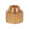 Everflow 3/8" x 1/4" Reducing Short Nut for Flare Pipe Fittings; Forged Brass F41FSR-3814 - alternate 1